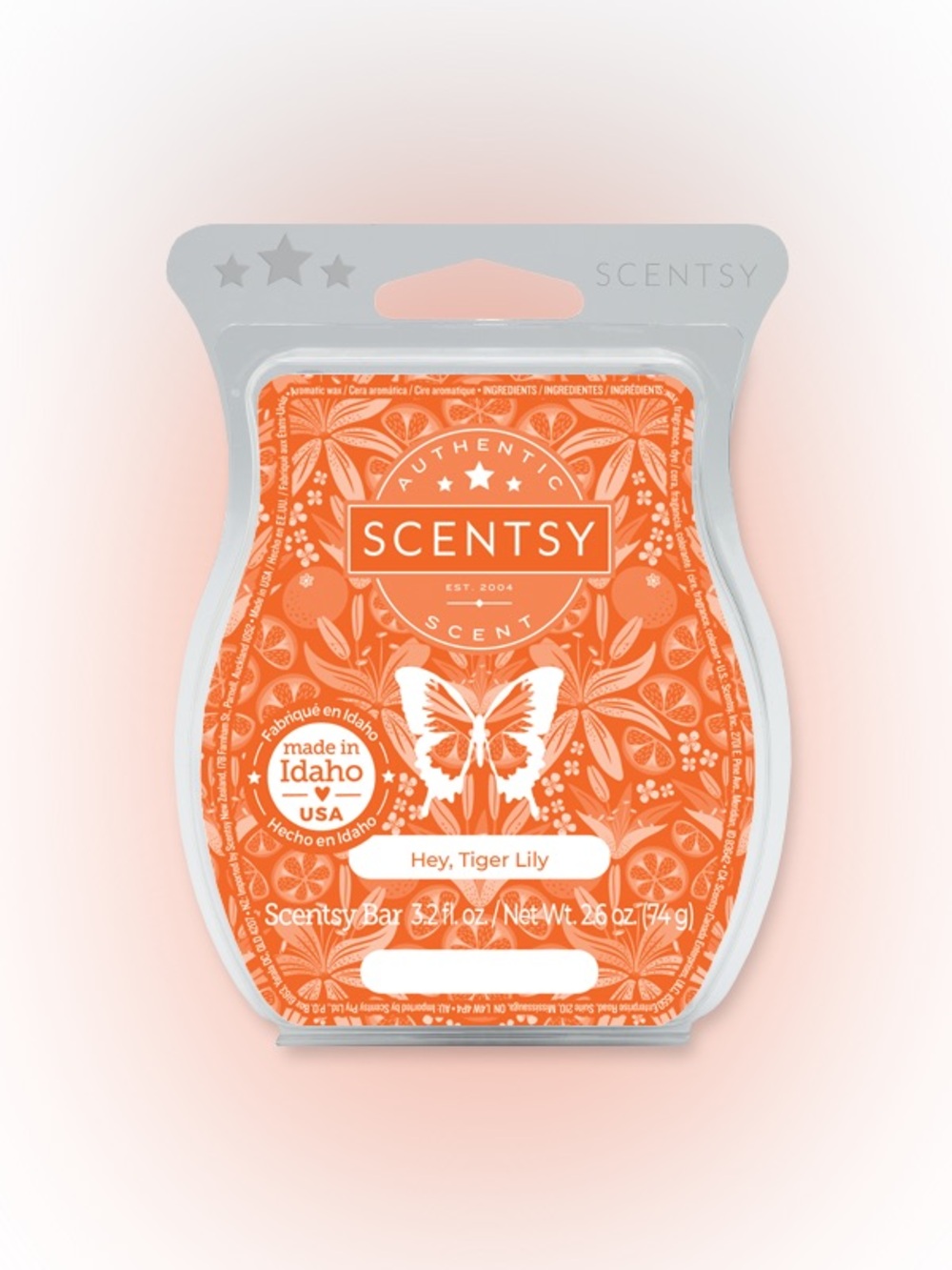Scentsy Hey Tiger Lily Wax Bar
